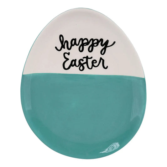 Blue Easter Egg Plate