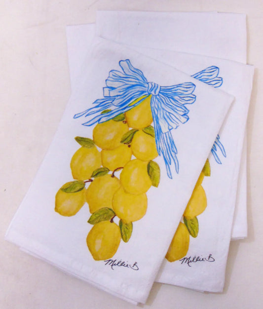 Lemon Garland Towels