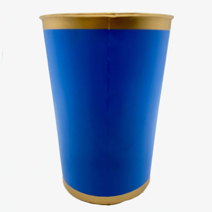 Mattie Oval Wastebasket: Turquoise