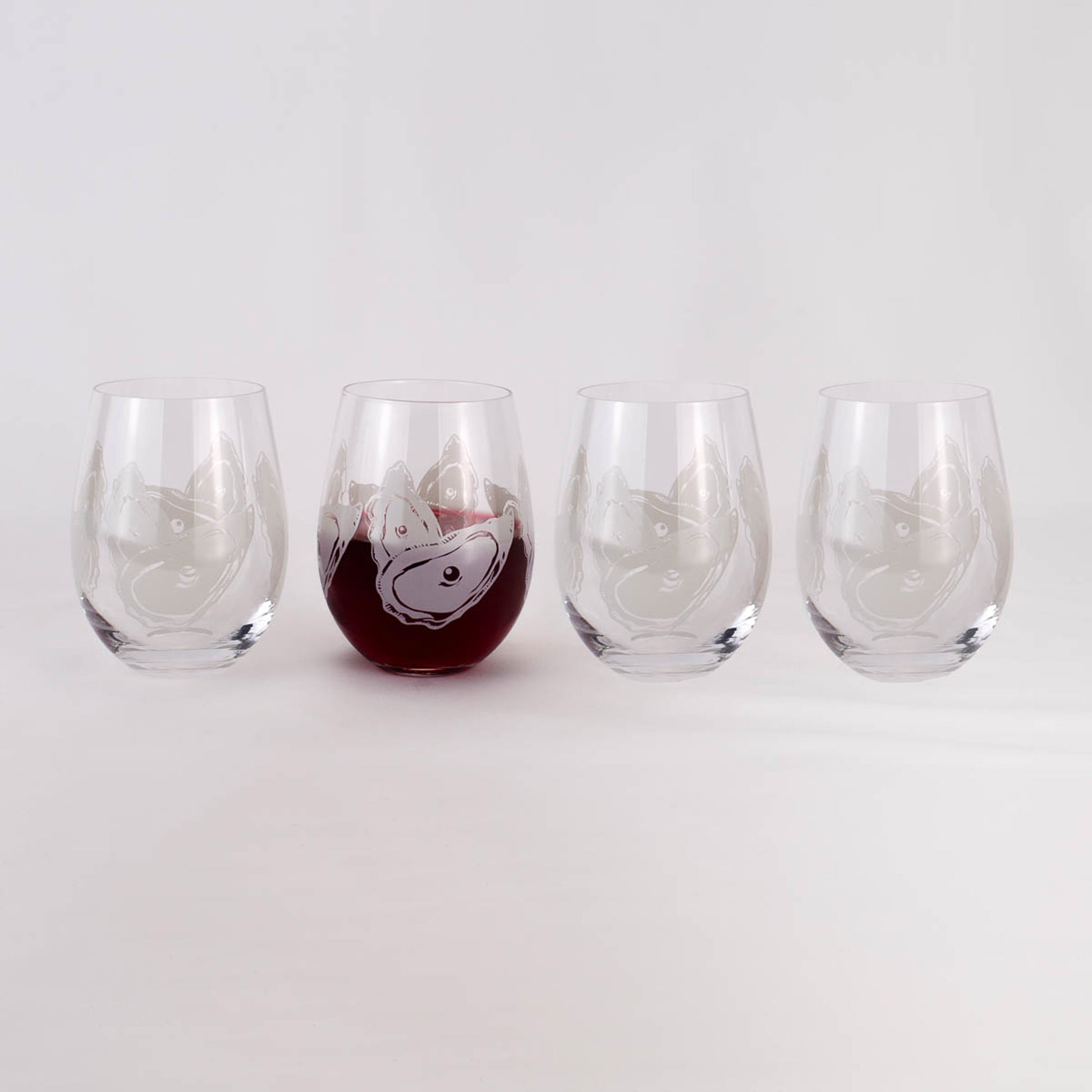 Oyster Wine Glass Gift Set