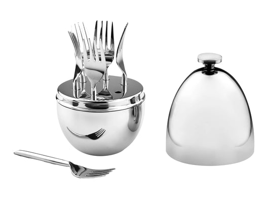 Stainless Steel Dome w/Spoons