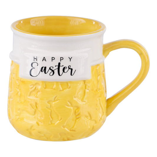 Yellow Happy Easter Mug