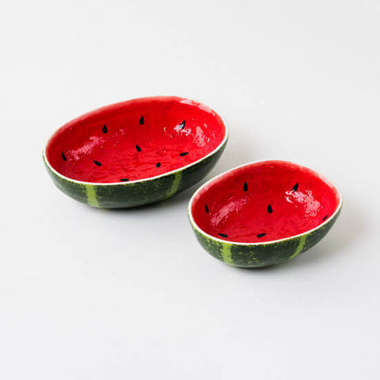 Watermelon Bowl Ceramic Lg